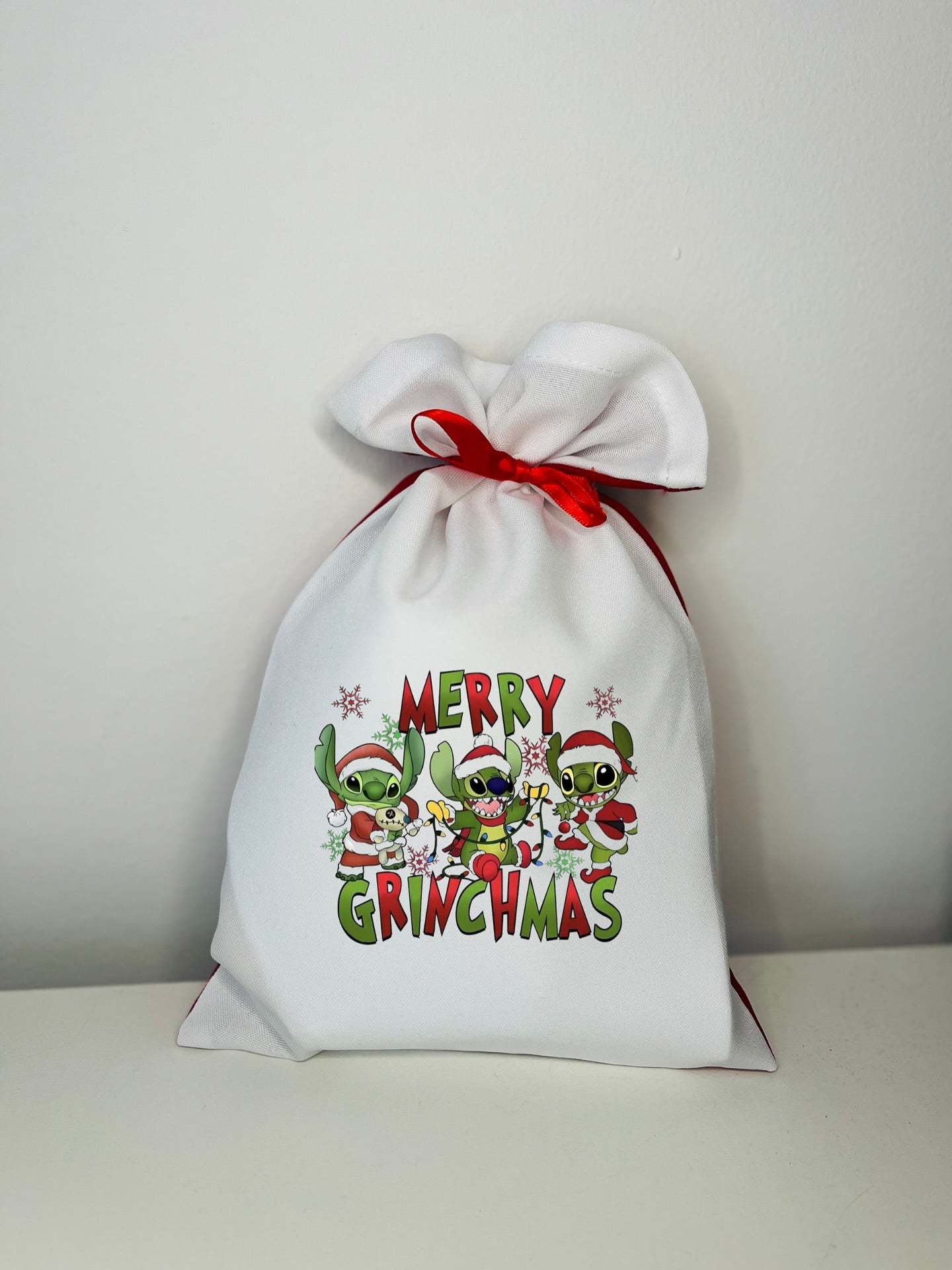 Egyedi névre szóló Mikulás zsák