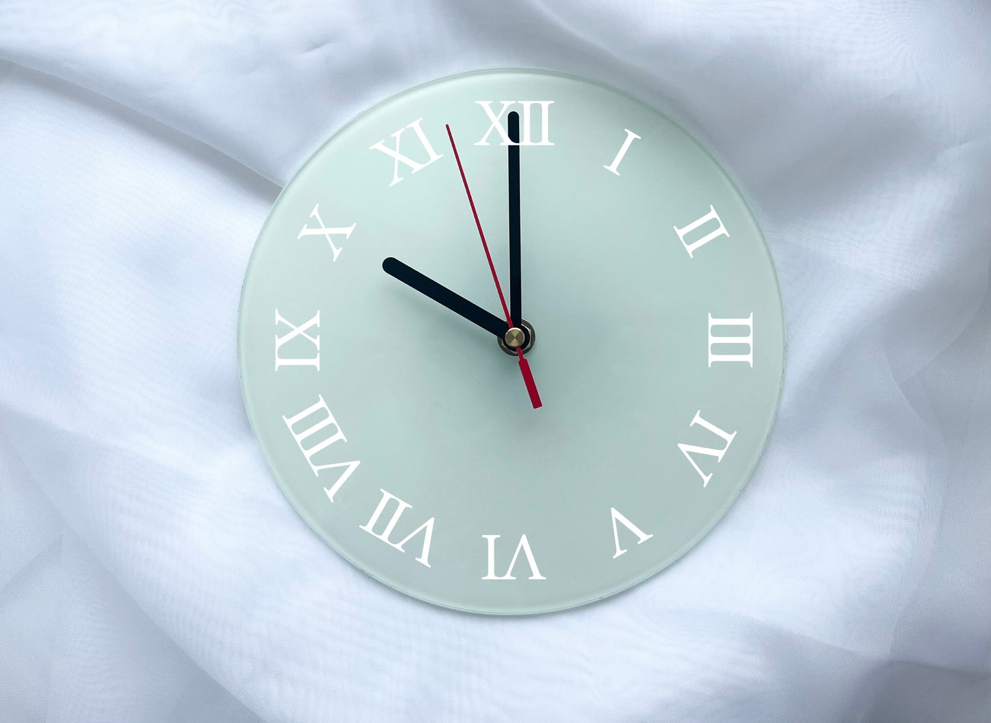 Egyedi fényképes üveg falióra