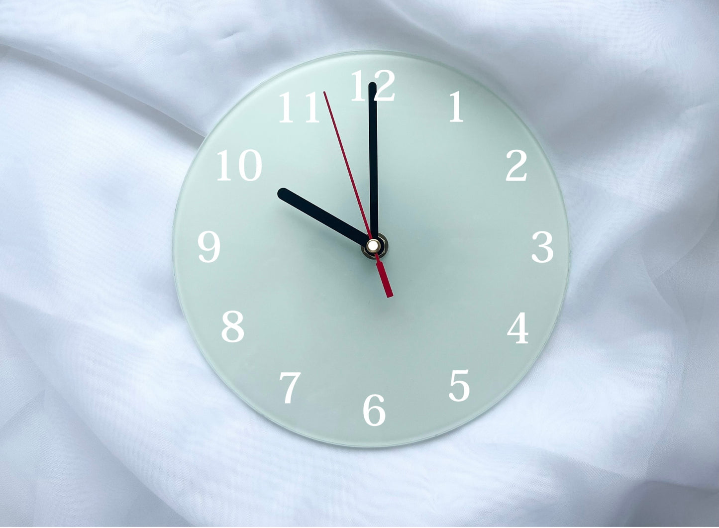 Egyedi fényképes üveg falióra