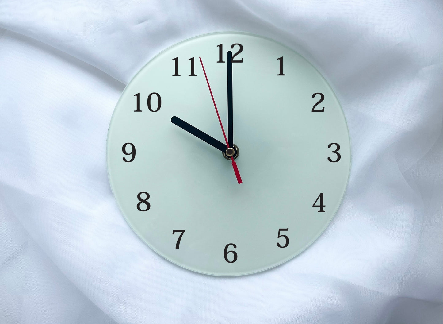 Egyedi fényképes üveg falióra