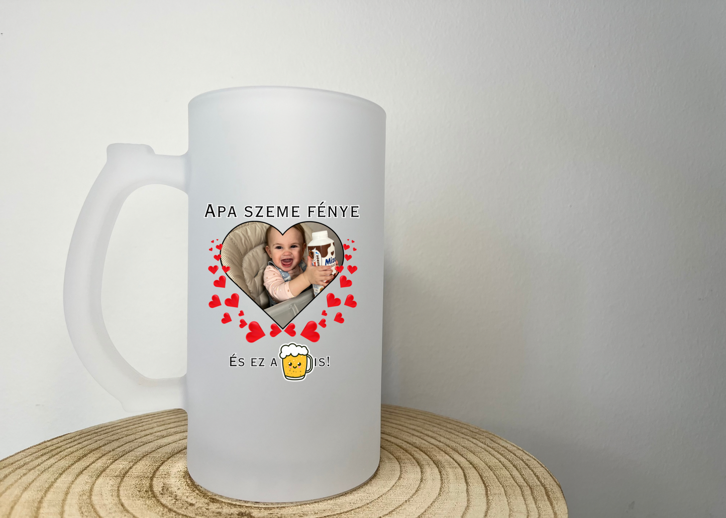 Egyedi sörös korsó