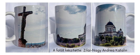 Esztergomi bazilikás fényképes bögre és hűtőmágnes