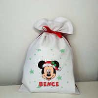 Egyedi névre szóló Mikulás zsák