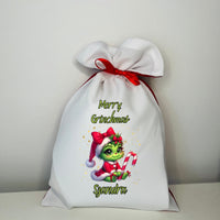 Egyedi névre szóló Mikulás zsák