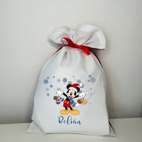 Egyedi névre szóló Mikulás zsák