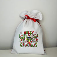 Egyedi névre szóló Mikulás zsák