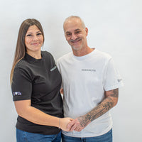 Római számos páros póló - monogrammal ❤️