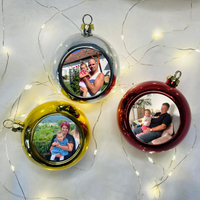 Fényképes karácsonyfagömb