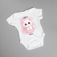 Névre szóló születésnapos baba body