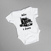 Névre szóló születésnapos baba body