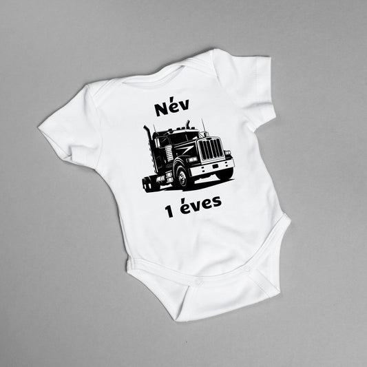 Névre szóló születésnapos baba body