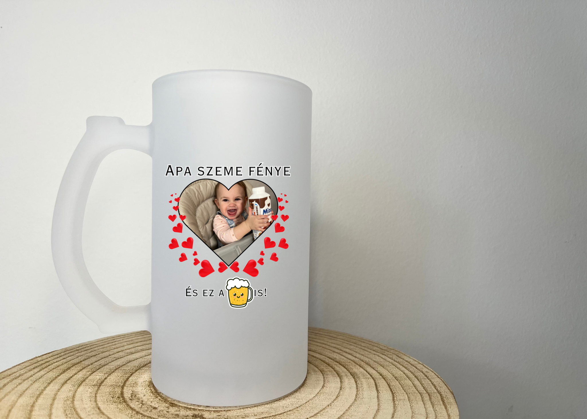 Egyedi sörös korsó