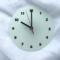 Egyedi fényképes üveg falióra