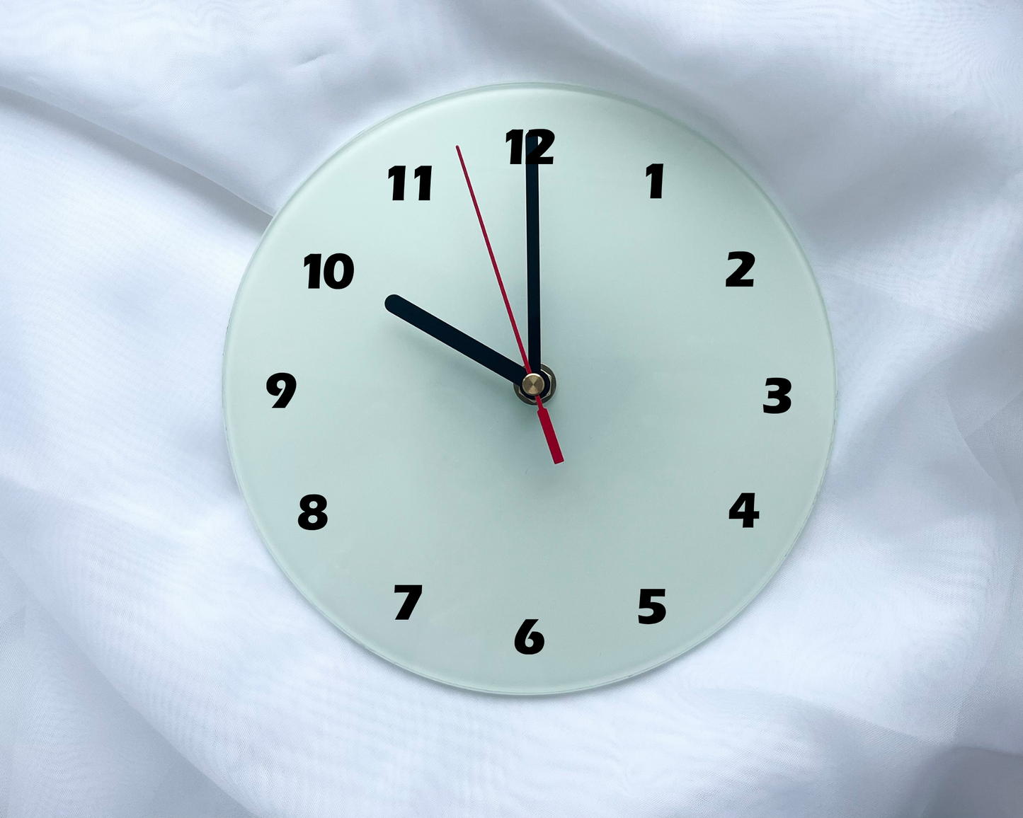 Egyedi fényképes üveg falióra