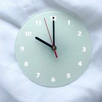 Egyedi fényképes üveg falióra