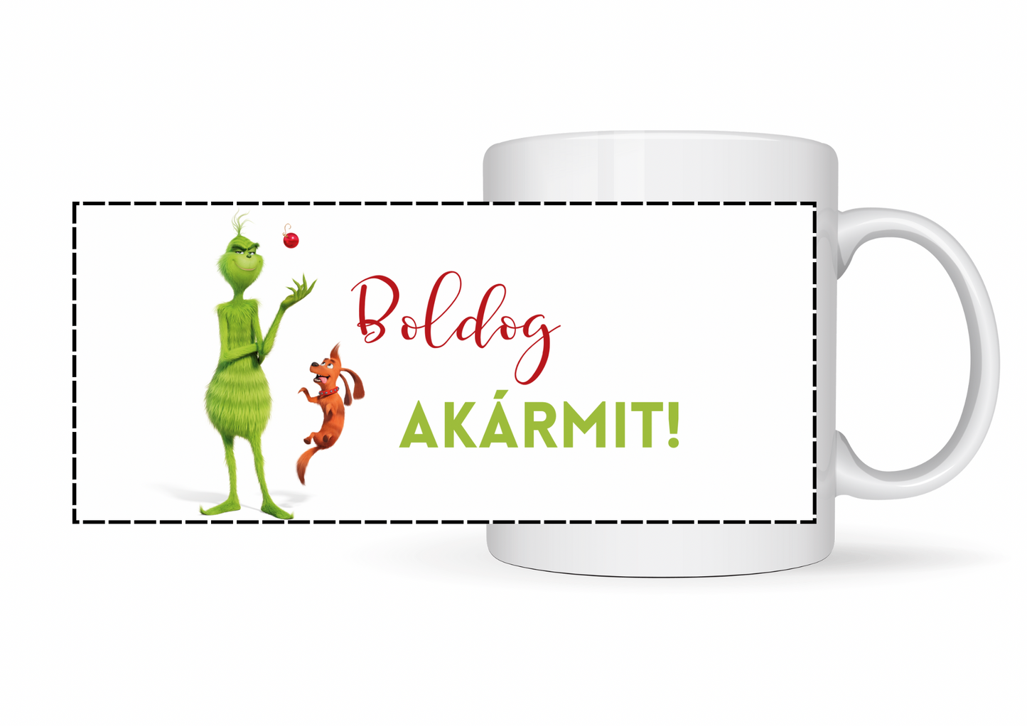 Karácsonyi grincses bögrék