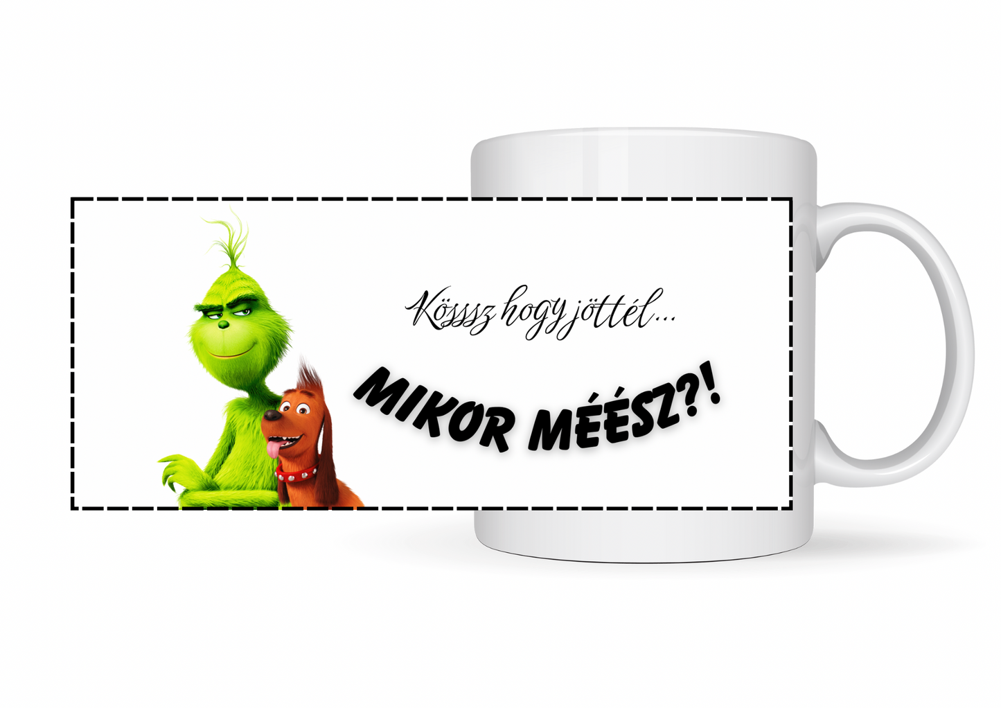 Karácsonyi grincses bögrék