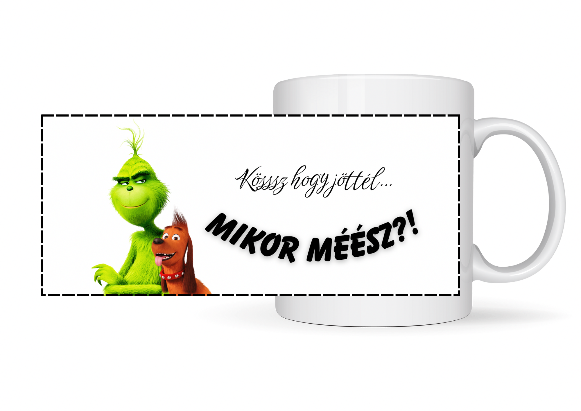 Karácsonyi grincses bögrék