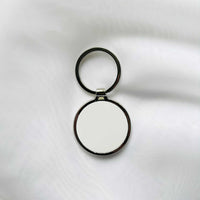 Egyedi fényképes kör alakú kulcstartó